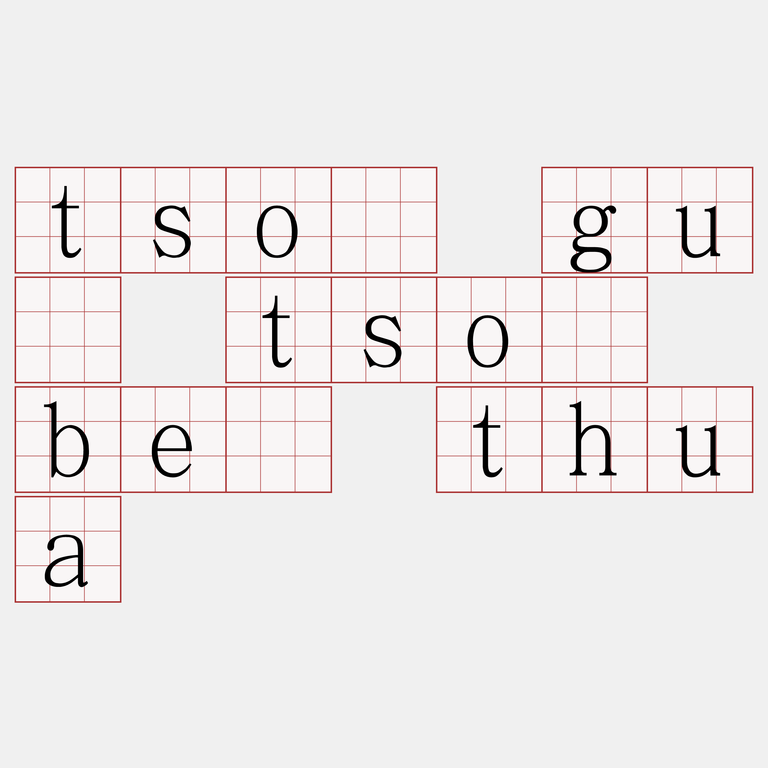 tsò gû tsò bé thua